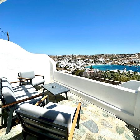 Modern Cycladic Sea View House Villa Ornos  Exterior photo
