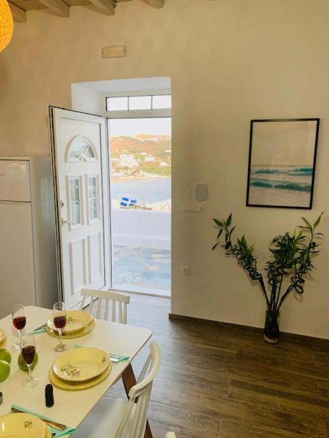 Modern Cycladic Sea View House Villa Ornos  Exterior photo