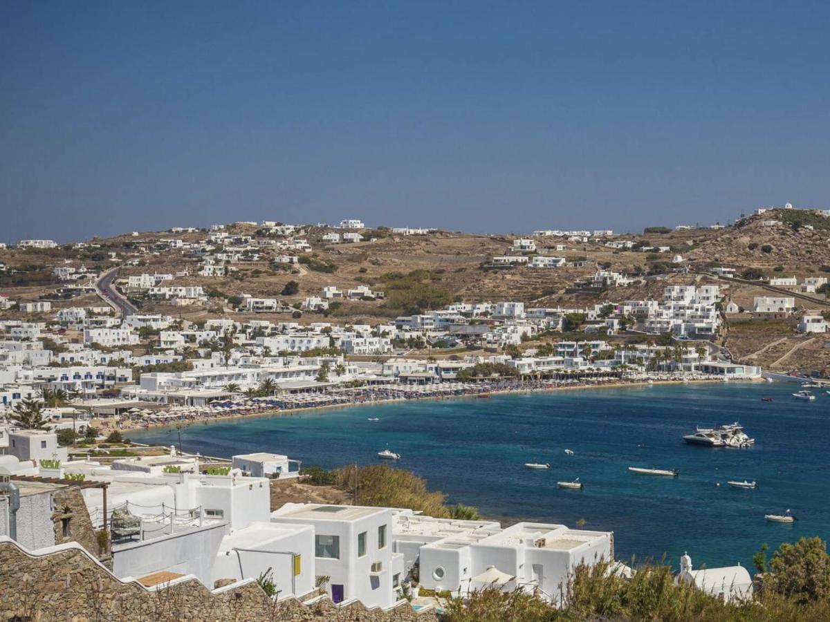 Modern Cycladic Sea View House Villa Ornos  Exterior photo