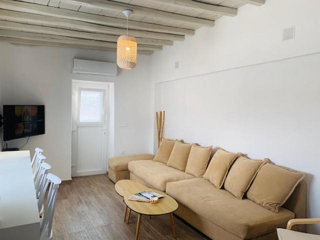 Modern Cycladic Sea View House Villa Ornos  Exterior photo