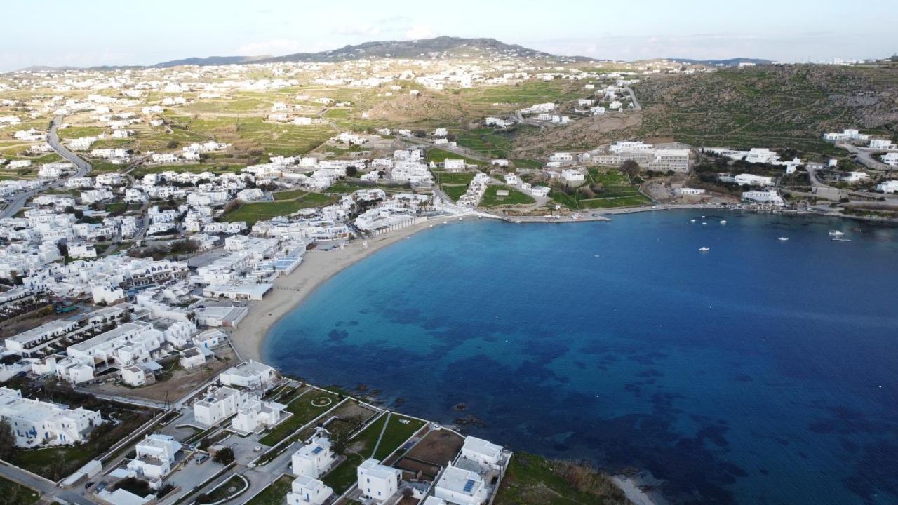 Modern Cycladic Sea View House Villa Ornos  Exterior photo