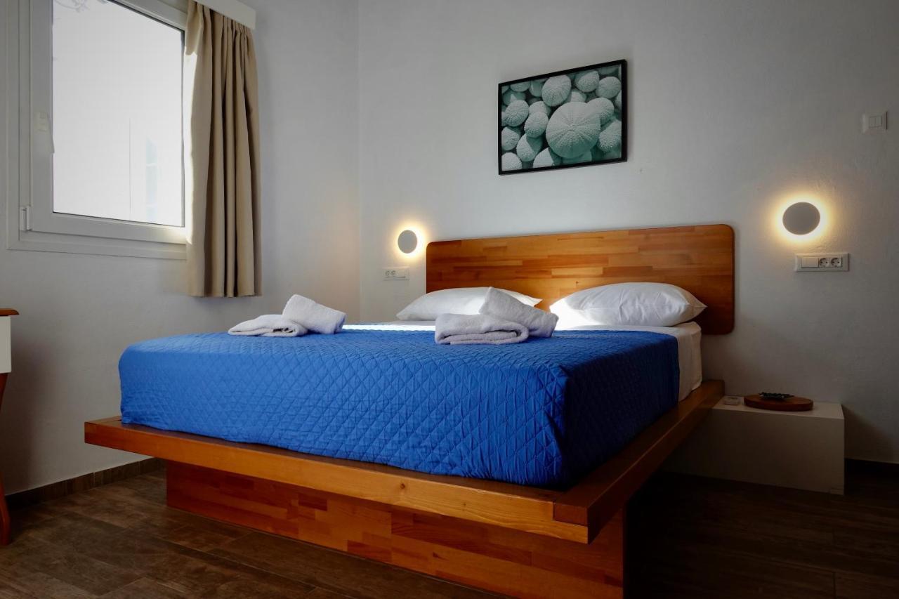 Modern Cycladic Sea View House Villa Ornos  Exterior photo